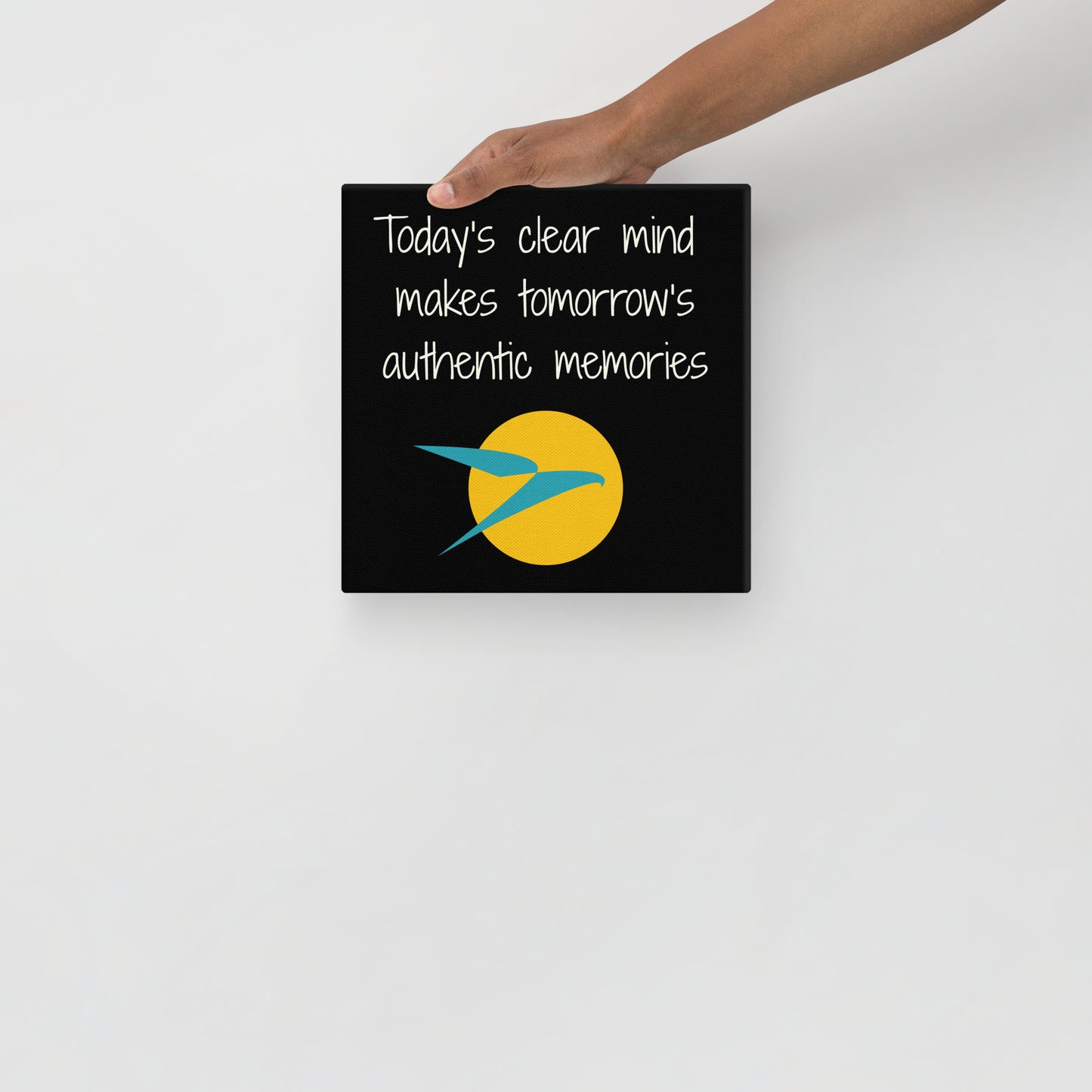 Today's Clear Mind Canvas 10x10