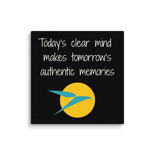 Today's Clear Mind Canvas 10x10