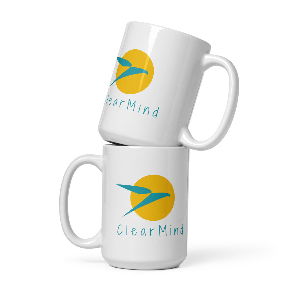ClearMind Clarity White Glossy Mug