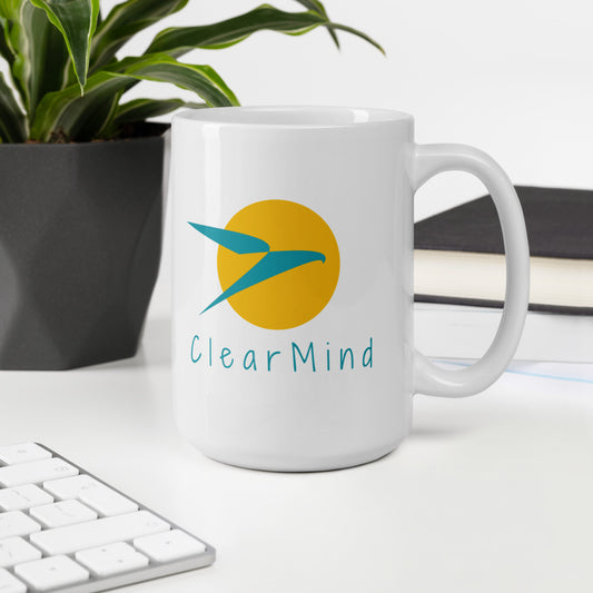 ClearMind Clarity White Glossy Mug